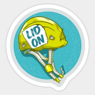 climbing helmet Sticker